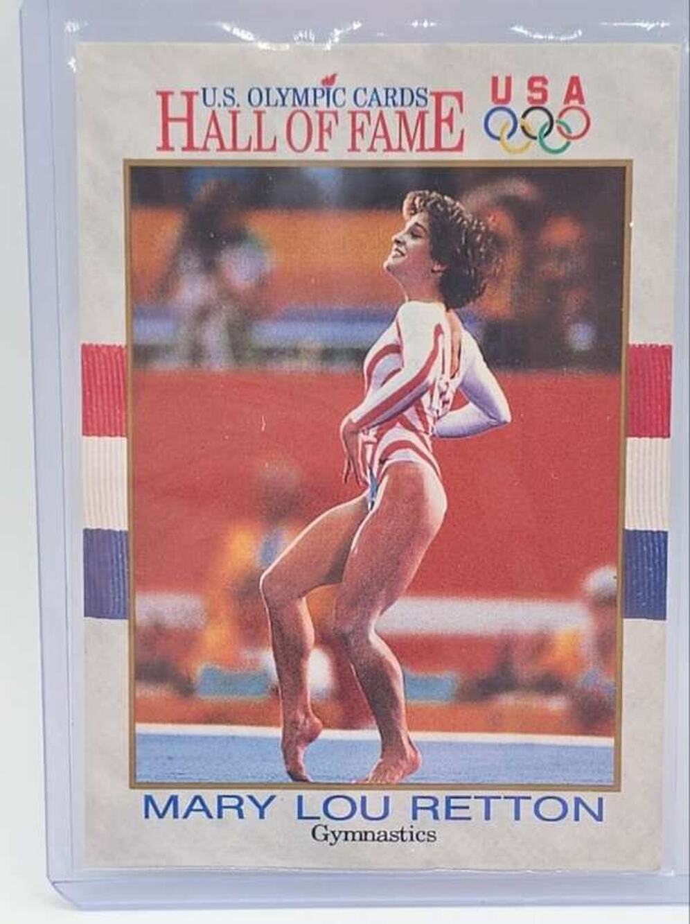 1991 Impel U.S. Olympic Hall of Fame #27a Mary Lou Retton Card